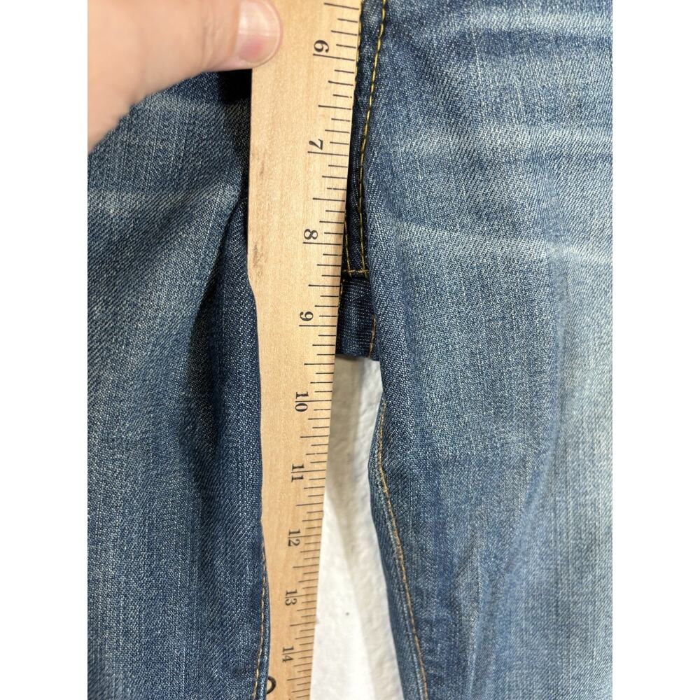 True Religion Jeans‎ Size 24 Denim Brianna Cotton Blue Low Rise Distressed - Picture 8 of 16